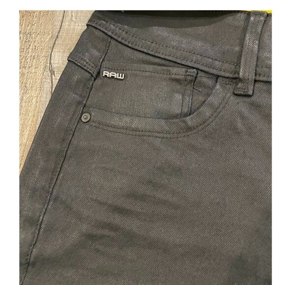 G-Star RAW | Black Lynn Women's Super Skinny Jeans 24 x 32 - Picture 7 of 15